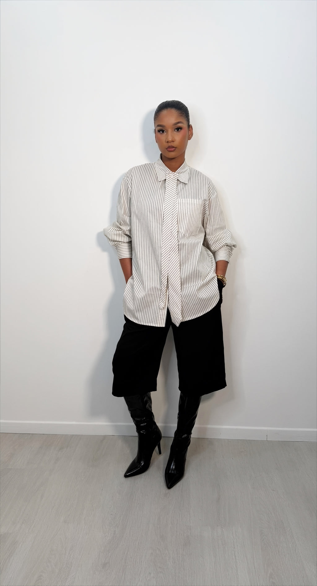 Chemise oversize Rayée