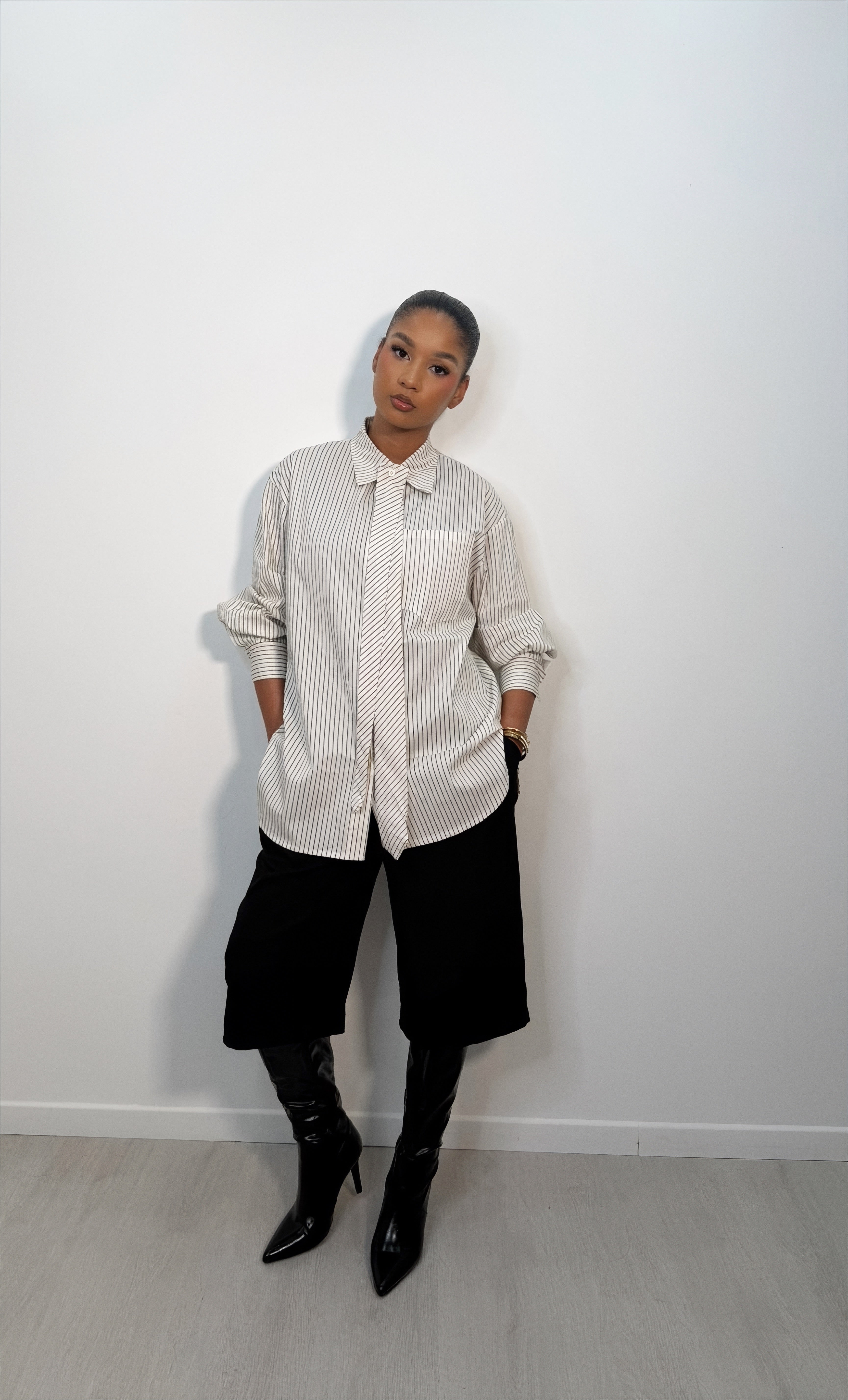 Chemise oversize Rayée