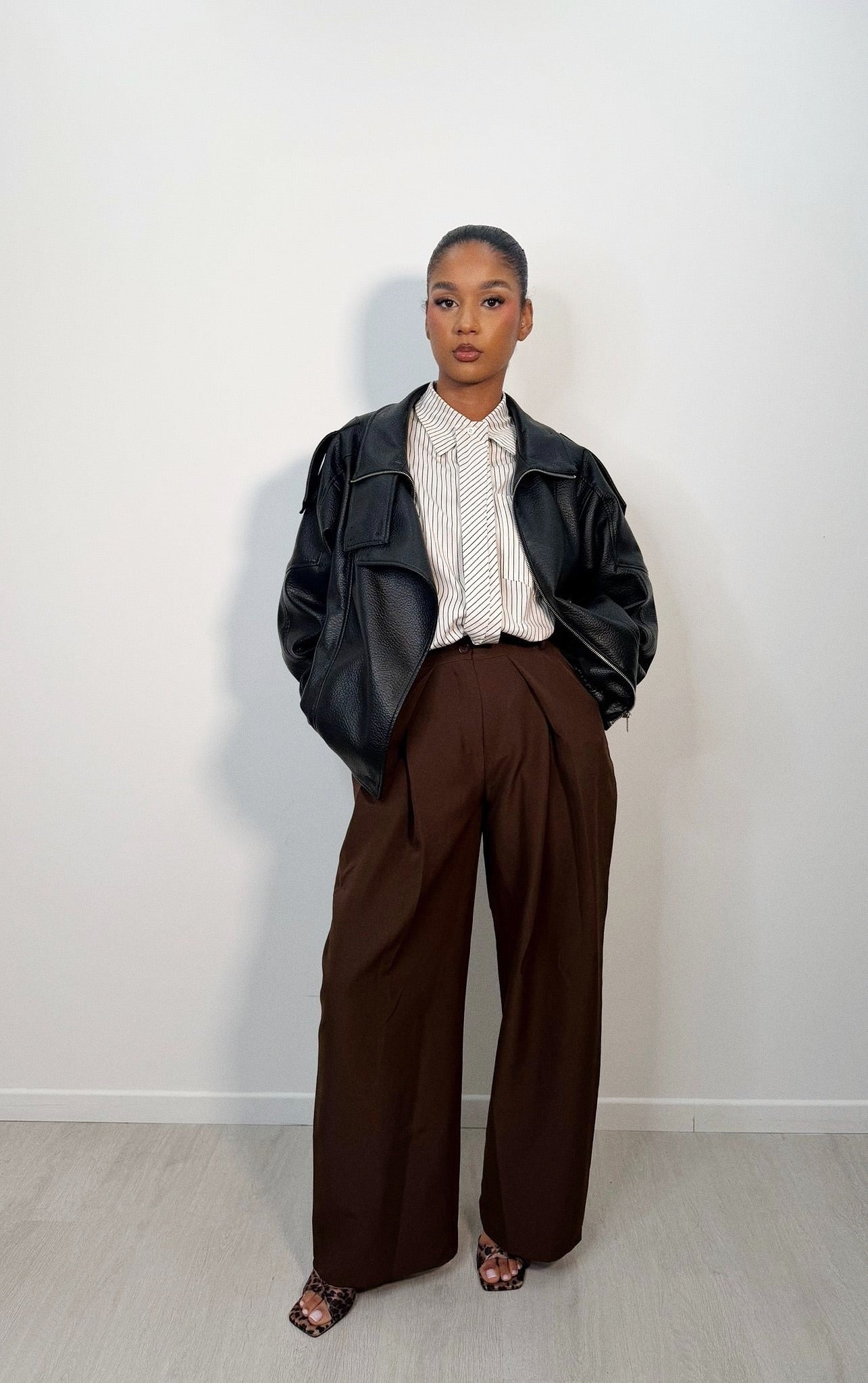 Pantalon portefeuille chocolat